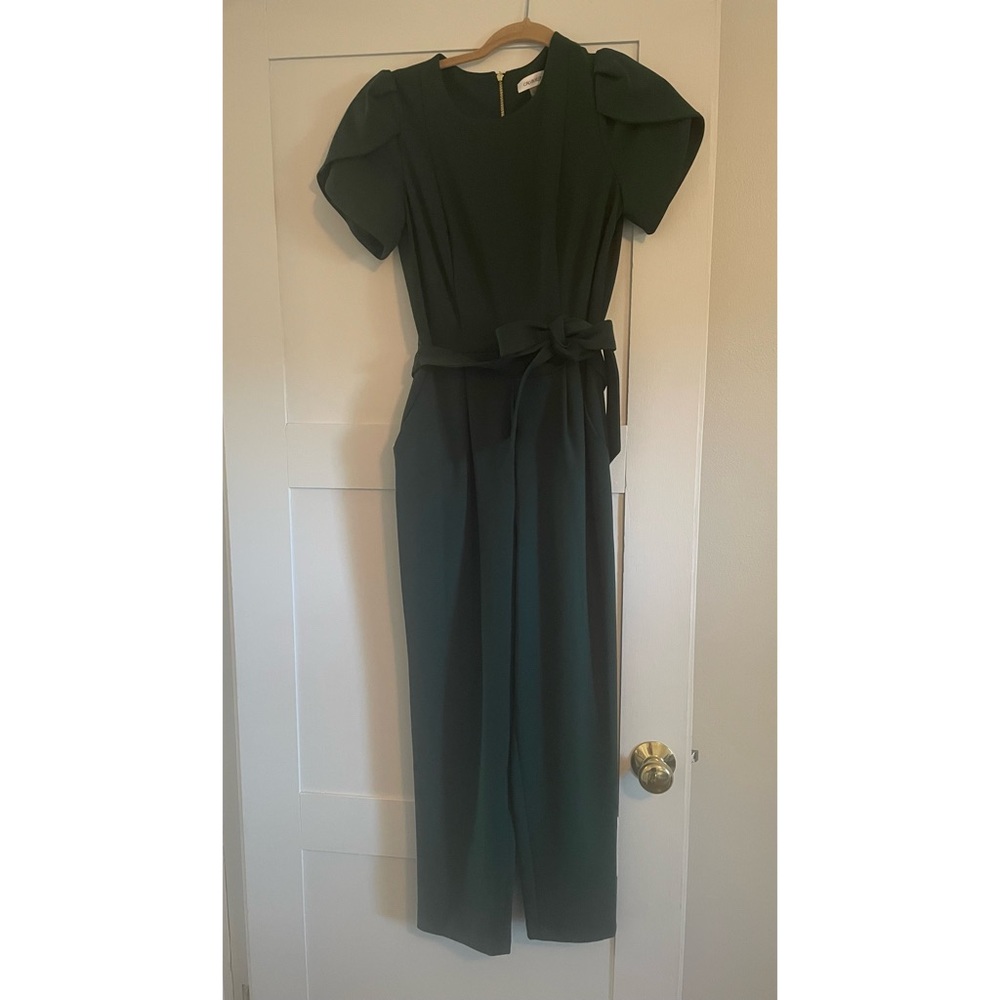 Calvin Klein Green Tulip Sleeve Jumpsuit